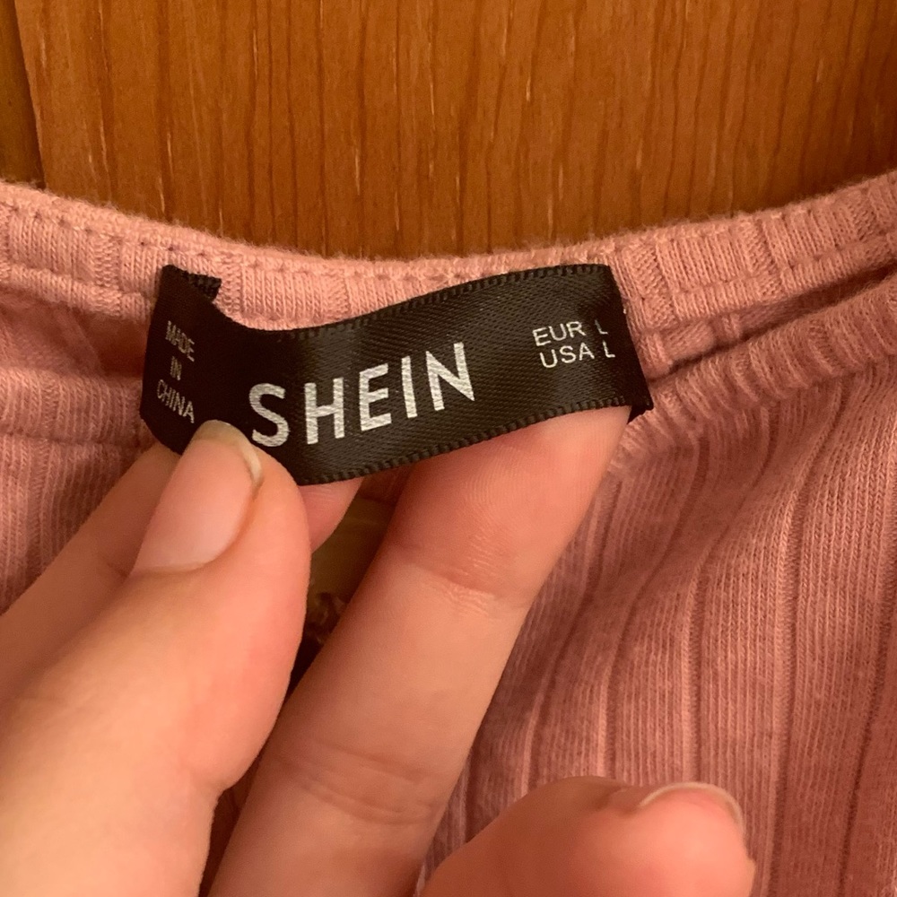Shein pink tank top size large